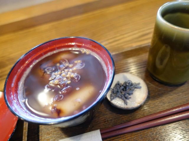 冬期限定ぜんざい_喫茶去かつて