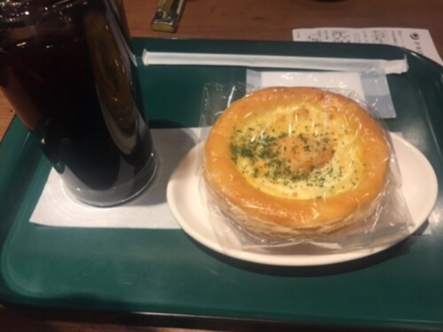 エビグラタンパイです。_キッサカバ PRONTO プロント 銀座コリドー店