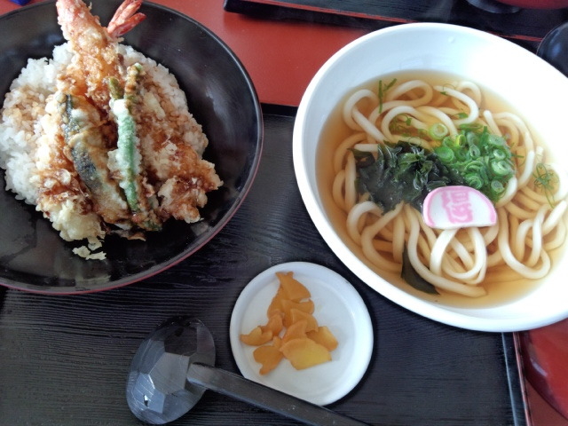 天丼セットです_さと岡崎店