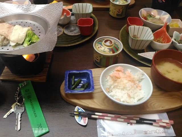 朝食(たべかけですいません)_益子館 里山リゾートホテル
