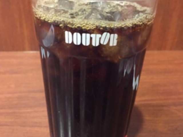 アイスコーヒーです。_ドトールコーヒーショップ錦糸町店