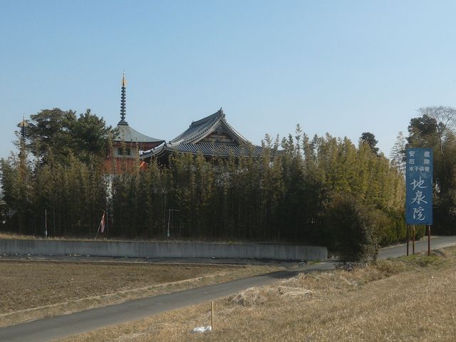 堤防側から撮影_地泉院