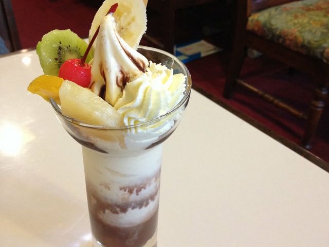この日はプリンが品切れでした_アイスクリームパーラー美園