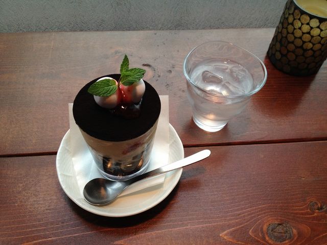 珈琲ゼリーのパフェ_板東珈琲
