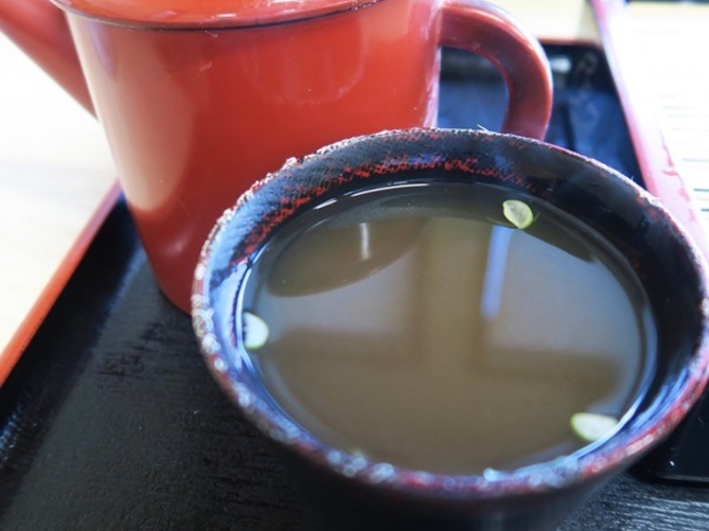 そば湯_そばの里