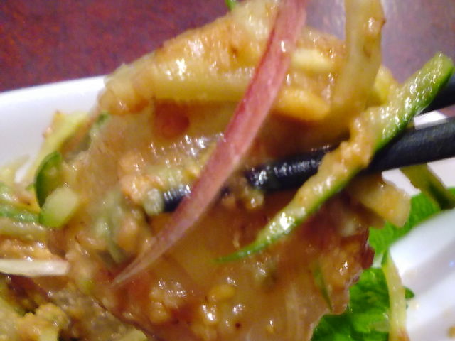 熊野鯛の胡麻みそ和え(季節のメニュー)_キリンシティ 高槻