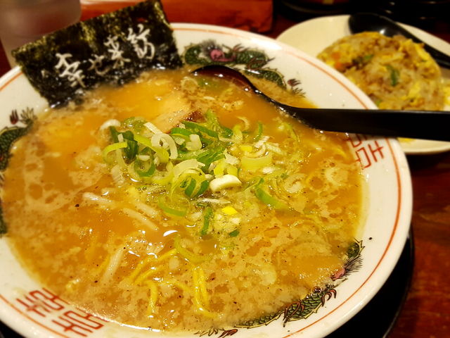 とんこつ醤油味です。_花丸軒毛馬店