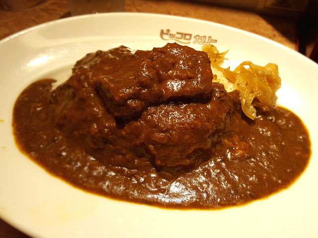 ドロドロなカレーソース!_ピッコロ ホワイティ梅田店