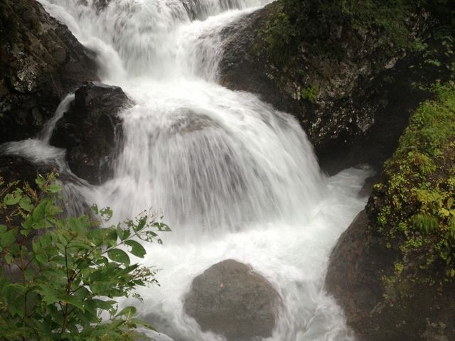 この日は水量が多かったみたいです_三階滝
