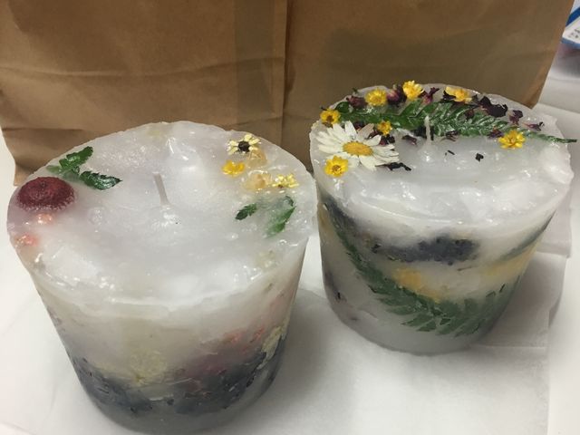 カップに入れて作りました_Candle Shop Various