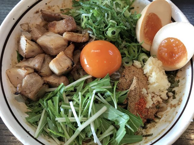 味玉トッピングのキミスタ_麺屋はなび