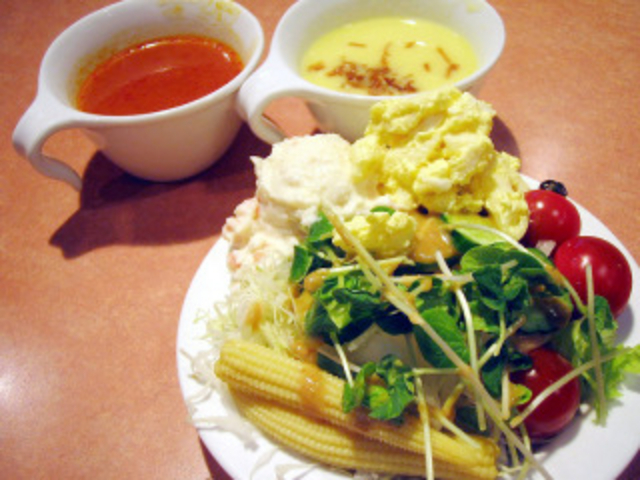 サラダの種類が豊富でした!_ビッグボーイ 早稲田店 早稲田店