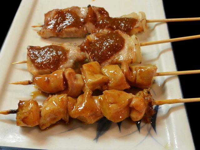 豚バラ、ホルモン_松井焼き鳥