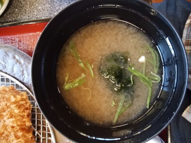 生青のりおみそ汁_かつ政 竜南店