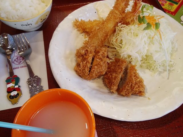 お子様セット(ヒレかつ)・842円_かつ政 竜南店