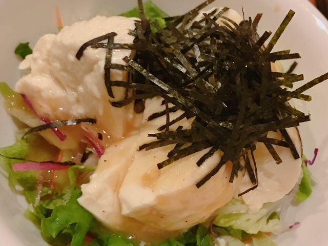 豆腐のサラダ_ガスト 宮城利府店