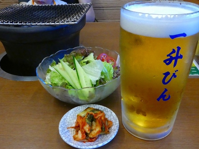 三重県・松阪市・焼肉・一升びん・本店 生大 キムチは意外と少しでした。_一升びん・本店