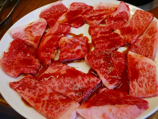 三重県・松阪市・焼肉・一升びん・本店 A4コース カルビ_一升びん・本店
