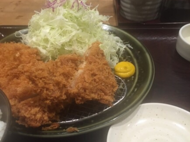 ジューシーなとんかつです。_和幸メトロプラザビル渋谷店