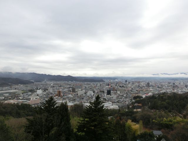 展望台からの見晴らし_福島市 信夫山