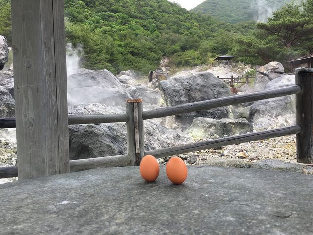 こういうところで食べると
やっぱり美味しいですね〜_雲仙地獄温泉たまご