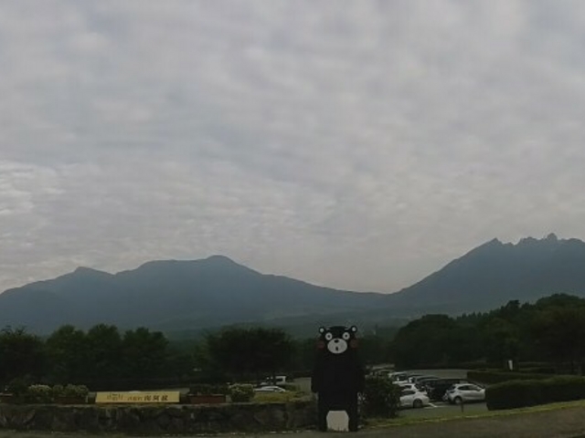玄関からの景色_休暇村南阿蘇