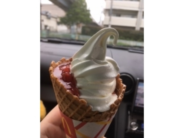 ソフトクリーム_マクドナルド環状4号線笠間店
