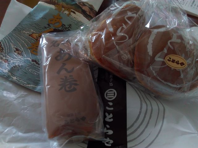 どら焼きは勿論、あん巻きもとっても美味しかった〜_ことらや