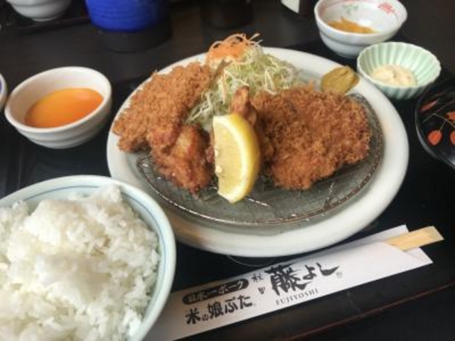 揚げ物セット_とんかつ藤よし 山王店