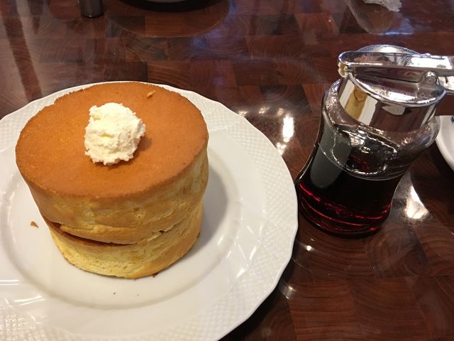 スフレパンケーキとコーヒー_星乃珈琲店 名古屋スパイラルタワーズ店