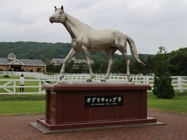 オグリキャップの像_優駿記念館