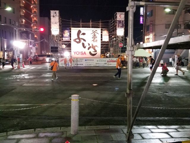 かまりばの近くで、8月は釜石よいさも開催されます(*^o^)/\(^-^*)_釜石漁火酒場かまりば
