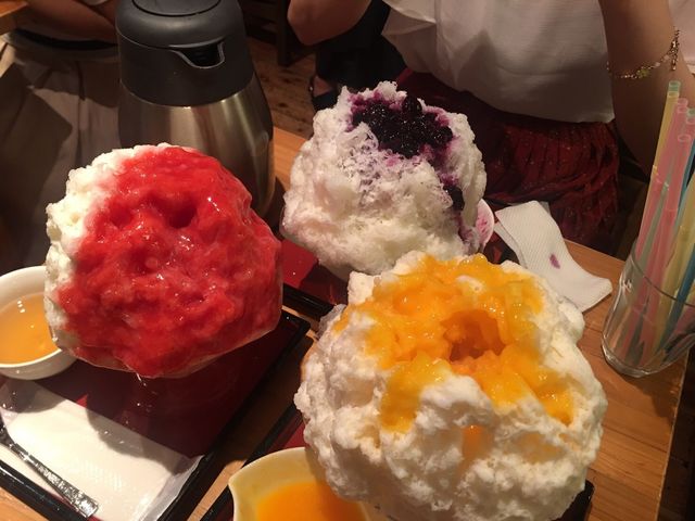 いろんな種類があります。_かき氷専門店 ひみつ堂