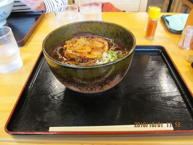 かき揚げそば_道の駅 望羊中山