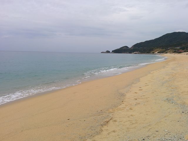 冬のいなか浜_永田・いなか浜