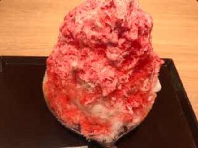 いちご氷_甘味処 柴ふく