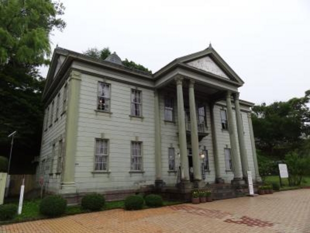 外観_旧北海道庁函館支庁庁舎(元町公園パンフレットブース)