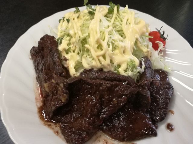 生姜焼き定食_つ印 くじら家