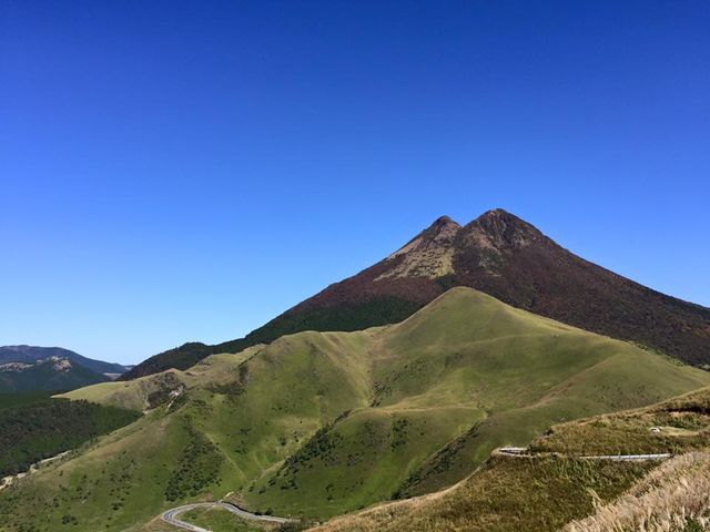 狭霧台から由布岳を眺める_狭霧台