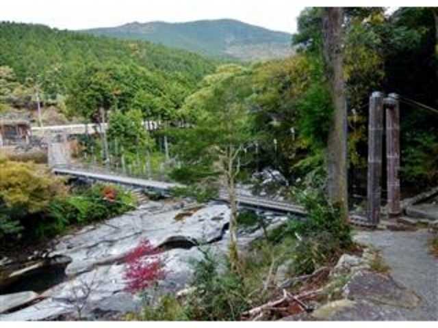 「鮎もどし自然公園:清流橋」(対馬)_鮎もどし自然公園