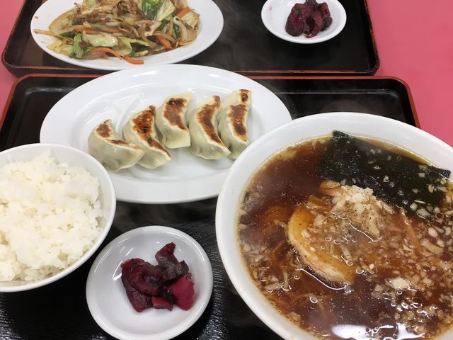 ラーメン餃子セット_竹岡らーめん 清見台店