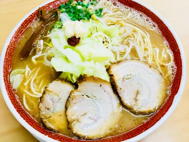 拉麺男(ラーメンマン)トンコツラーメン750円_拉麺男