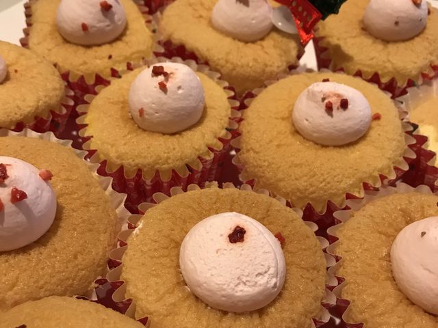 かわいいカップケーキ、でも、食べる気にはならなかった。_ヒルトン小田原リゾート&スパ