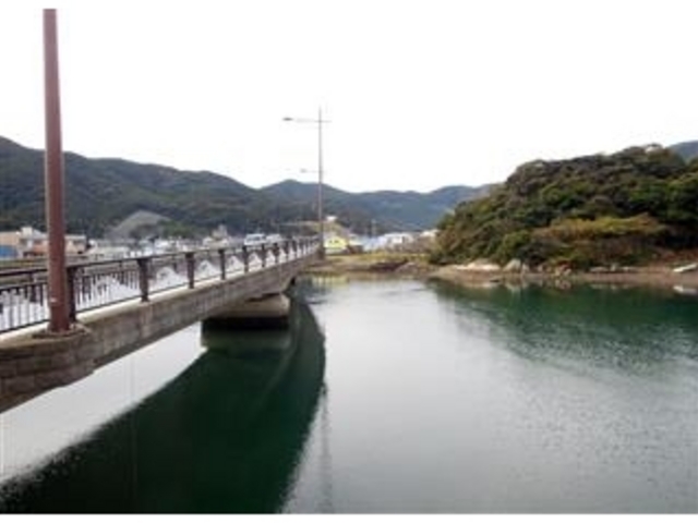 「お船江大橋と「お船江跡」(対馬)_お船江跡