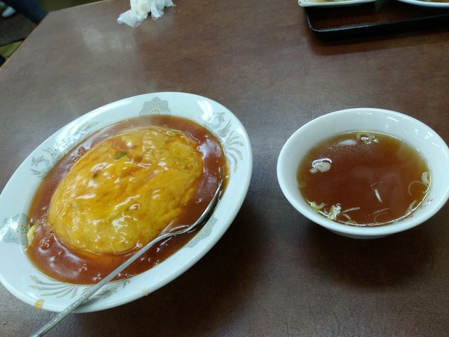 甘酢の天津飯_珍来平井店