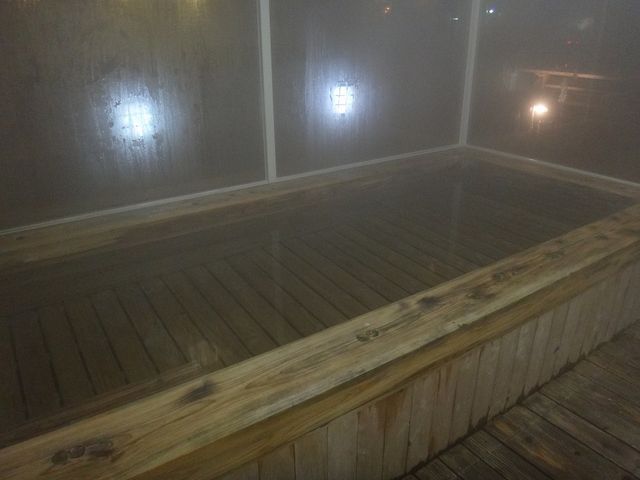 内湯です。貸し切りで利用できました。_からつ温泉旅館綿屋