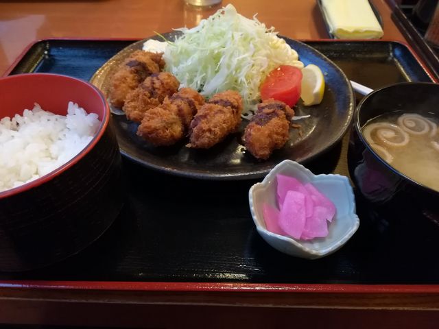 カキフライ定食_天然温泉 満天の湯 柏