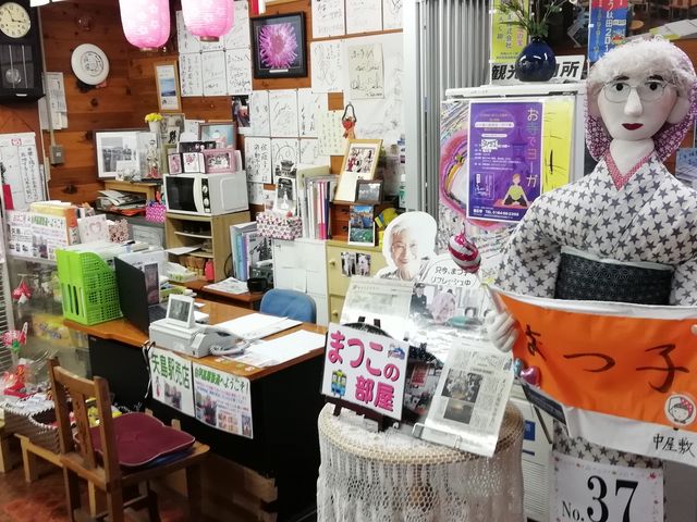 矢島駅の「まつ子の部屋」です_由利高原鉄道