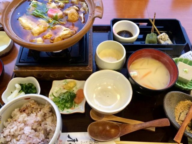 豆乳おばんざい鍋御膳_嵯峨とうふ 稲 嵐山