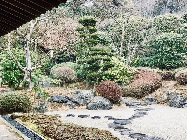 【喜泉庵】枯山水庭園_喜泉庵